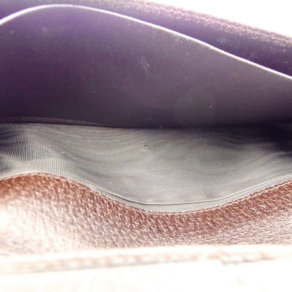 GUCCI purse GGpattern beige canvas x leather Authentic used - Picture 8 of 8